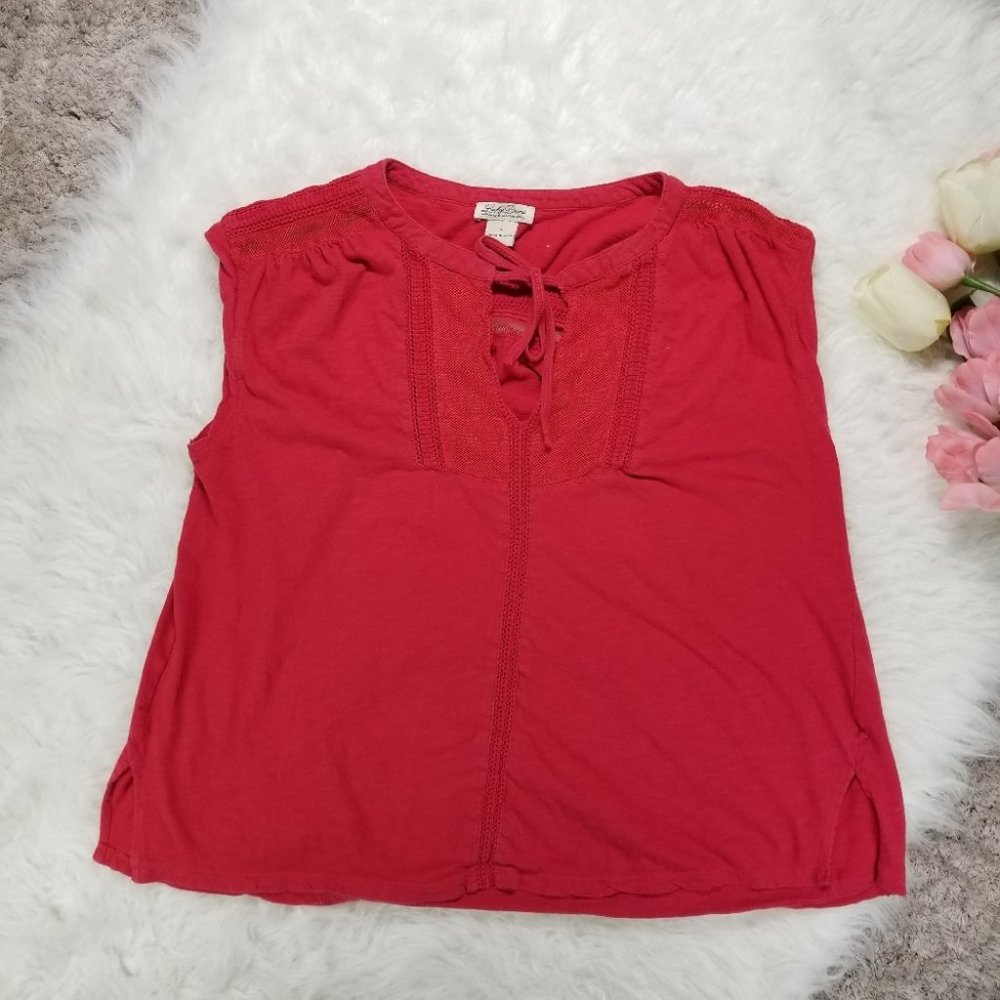 LUCKY BRAND Knitted Blouse (W2-124) ⁂